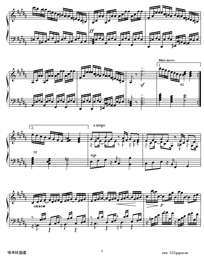 EtudeinBMajor-圣-DanielL.Simpson(钢琴谱)5