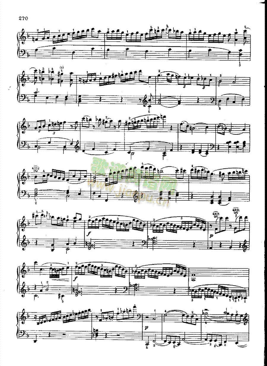奏鸣曲Nr.533键盘类钢琴(钢琴谱)19
