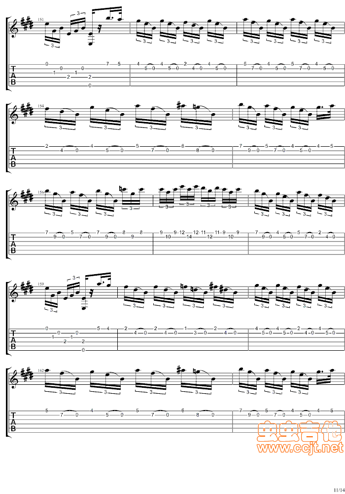 魔笛主题变奏曲-完整版(笛箫谱)11