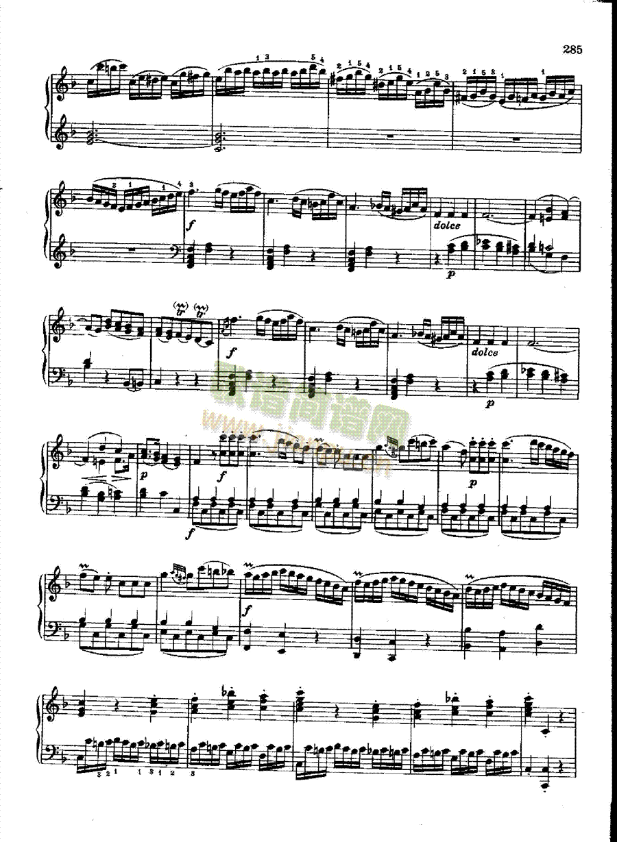 奏鸣曲Nr.547a键盘类钢琴(钢琴谱)5