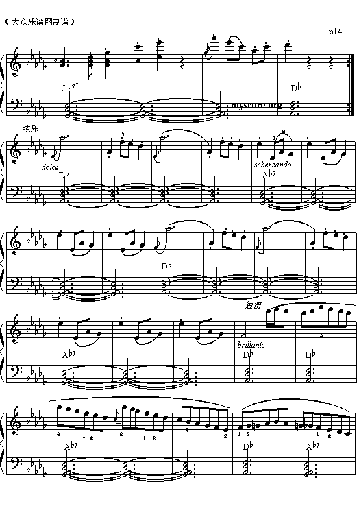 （048）韦伯的“邀舞”（续）(电子琴谱)6