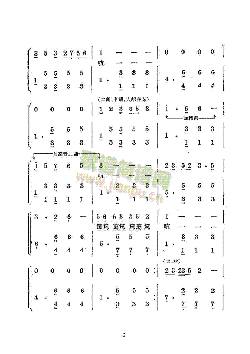 彩云追月—國樂合奏曲樂隊(duì)類民樂合奏 2