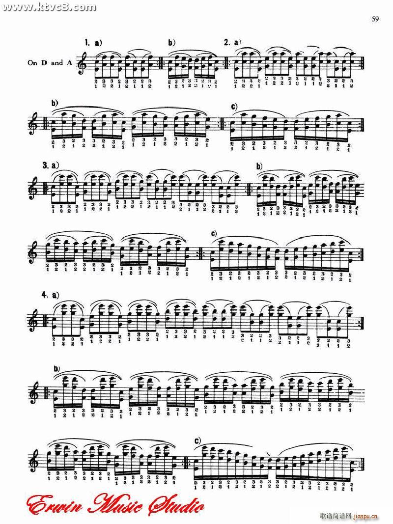 德米特里 康斯坦丁 多尼斯 小提琴技术的演奏艺术1 2(小提琴谱)13