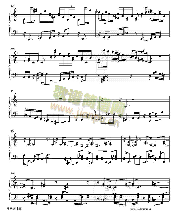 绮想輪旋曲-贝多芬(钢琴谱)17