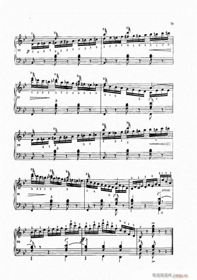 车尔尼手风琴练习曲集 Ⅳ(手风琴谱)59
