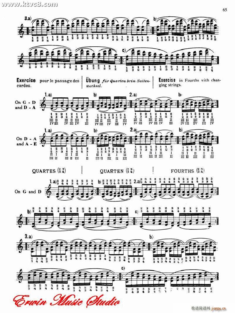 德米特里 康斯坦丁 多尼斯 小提琴技术的演奏艺术1 2(小提琴谱)19