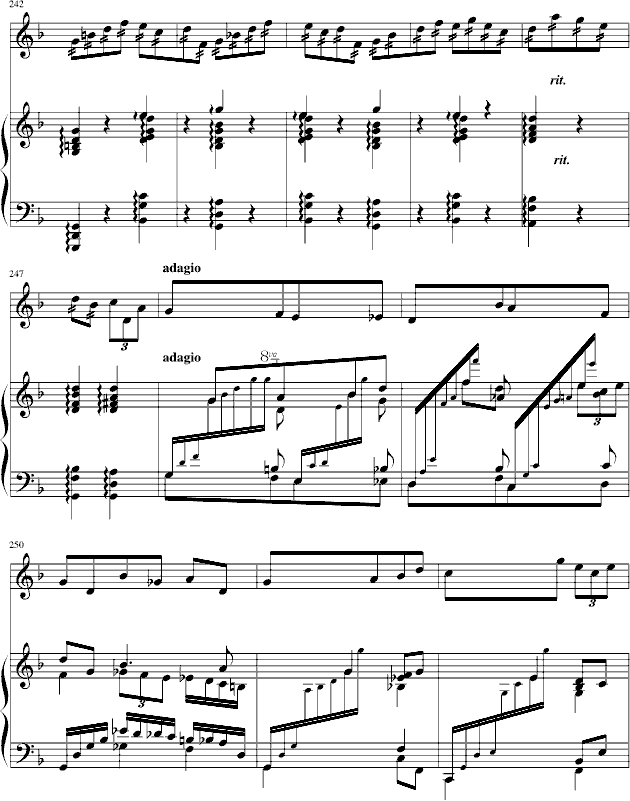 长笛钢琴奏鸣曲(笛箫谱)5