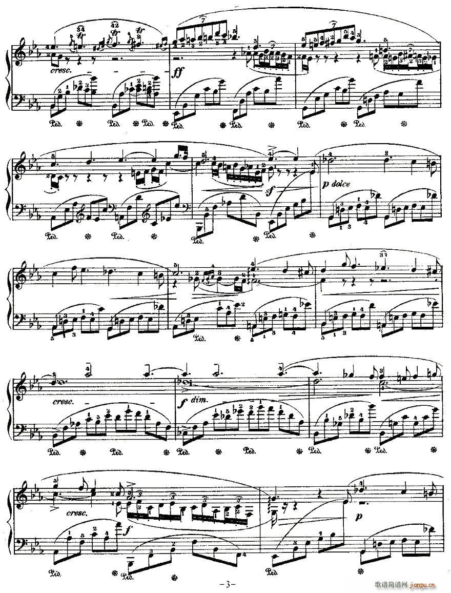 降E大调夜曲Op.55－2(十字及以上)3