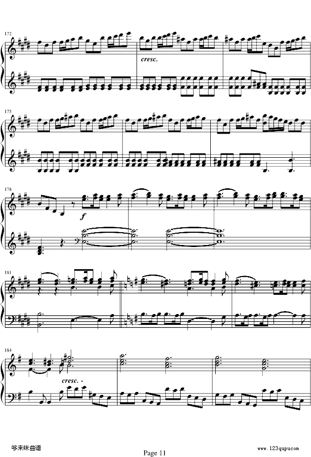 四季·春-维瓦尔第(钢琴谱)11
