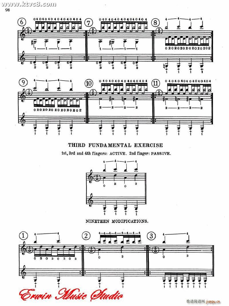 德米特里 康斯坦丁 多尼斯 小提琴三手指基础练习 作品 15 第一(小提琴谱)11