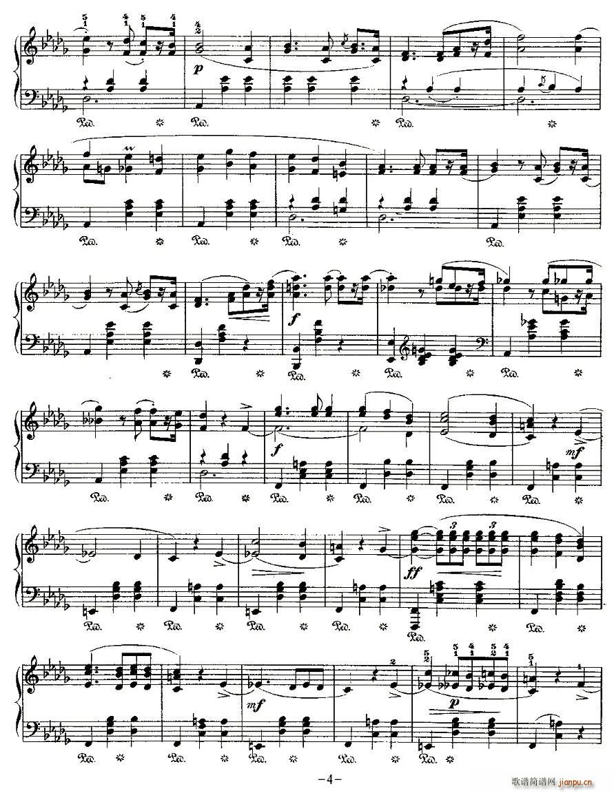 valse brillante，Op.34, No.1 4