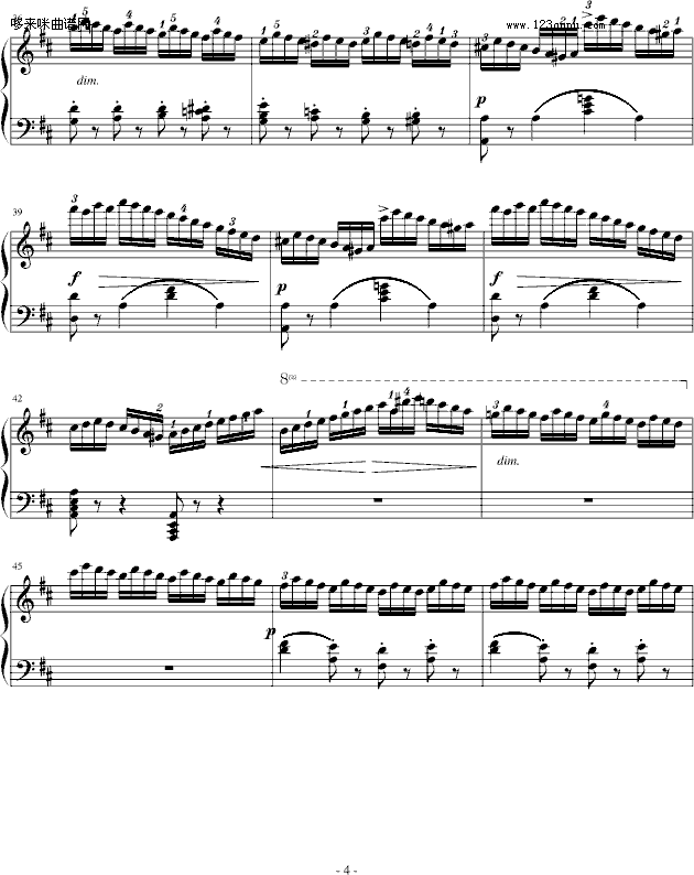 练习曲Op.740No.3-车尔尼 4