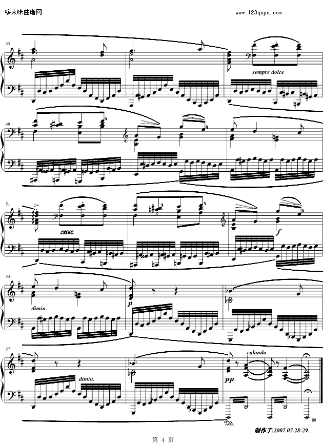 练习曲Op.740No.12-车尔尼 4
