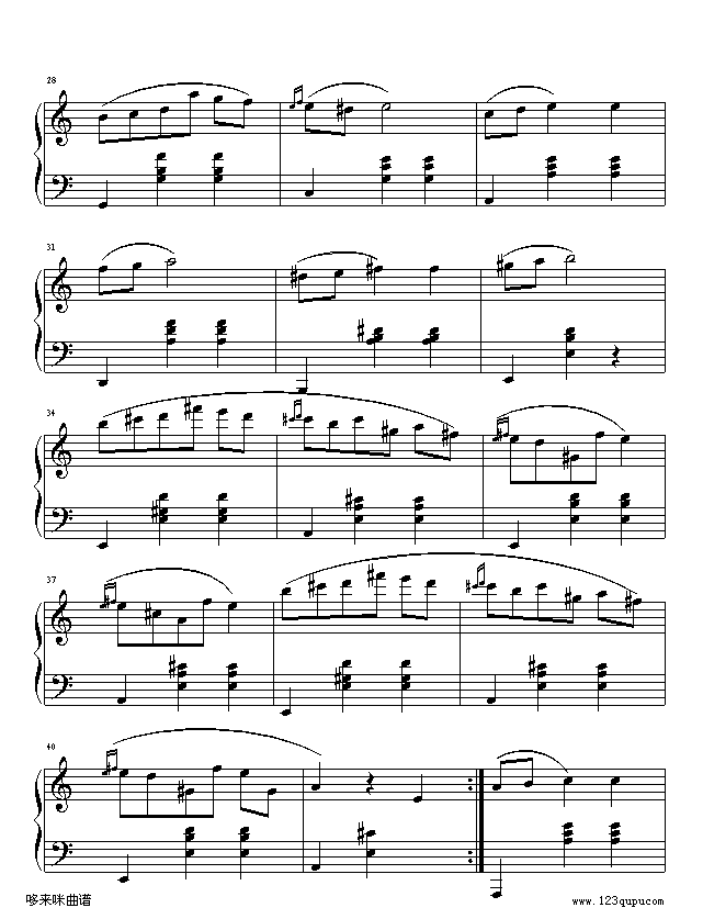 a小调圆舞曲-肖邦(钢琴谱)3