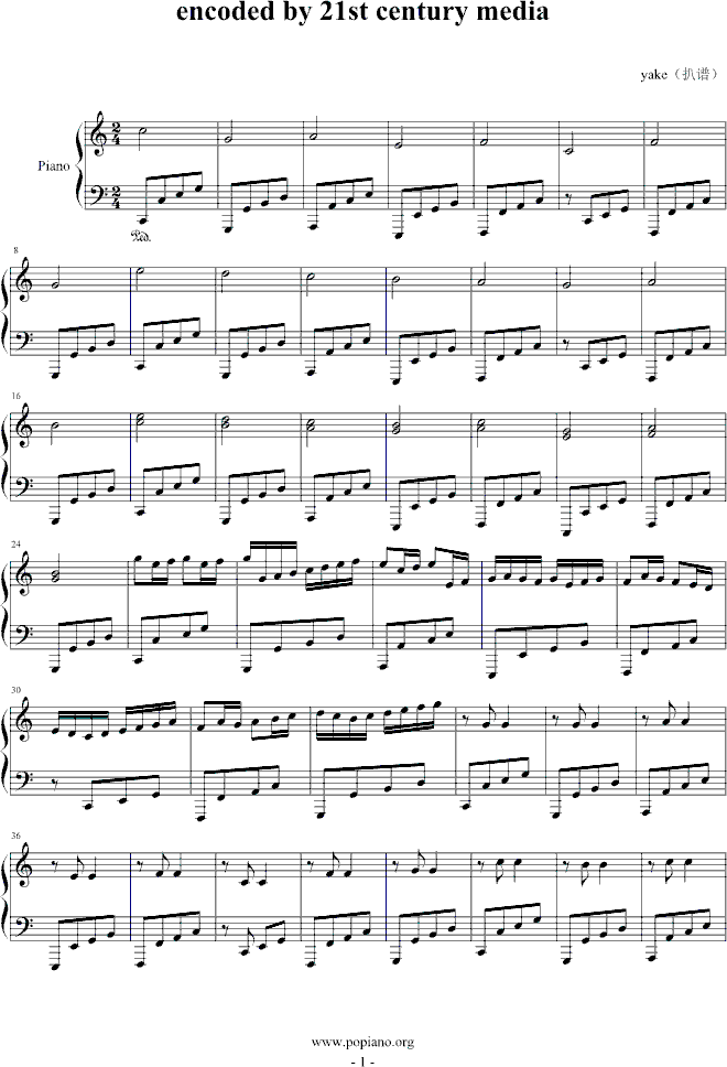 encodedby21stcenturymedia(鋼琴譜)1