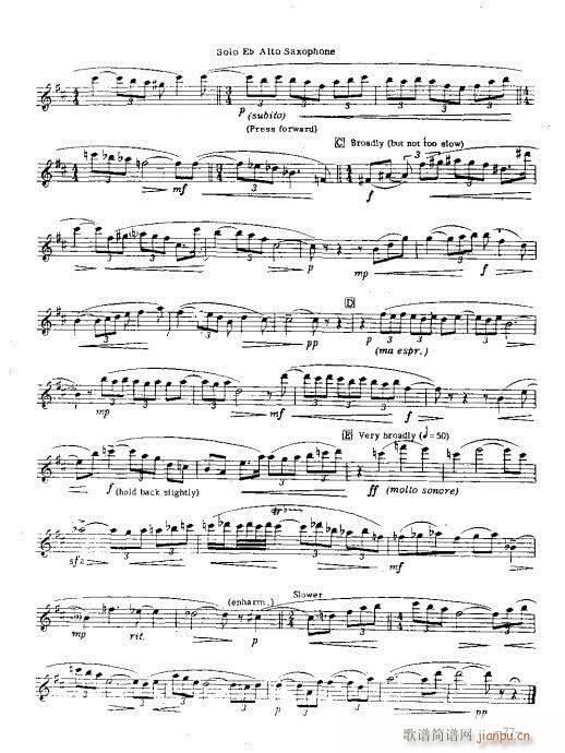 萨克管演奏实用教程71-90页(十字及以上)7