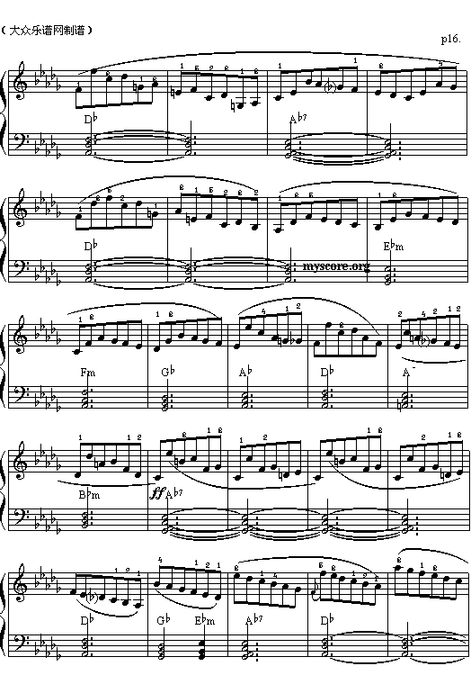 （048）韦伯的“邀舞”（续）(电子琴谱)8