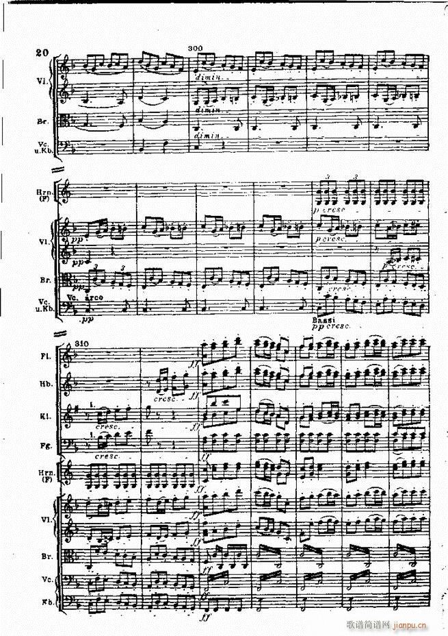 贝多芬 田园交响曲 全部 目录1 60(总谱)36