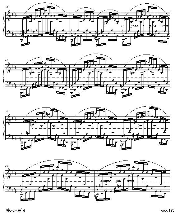 琶音练习曲-肖邦 4