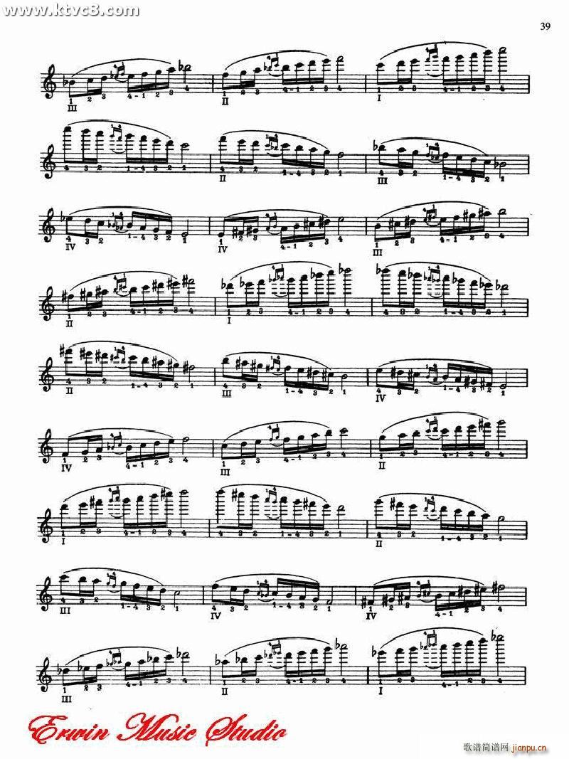 德米特里 康斯坦丁 多尼斯 小提琴技术的演奏艺术2 2(小提琴谱)34