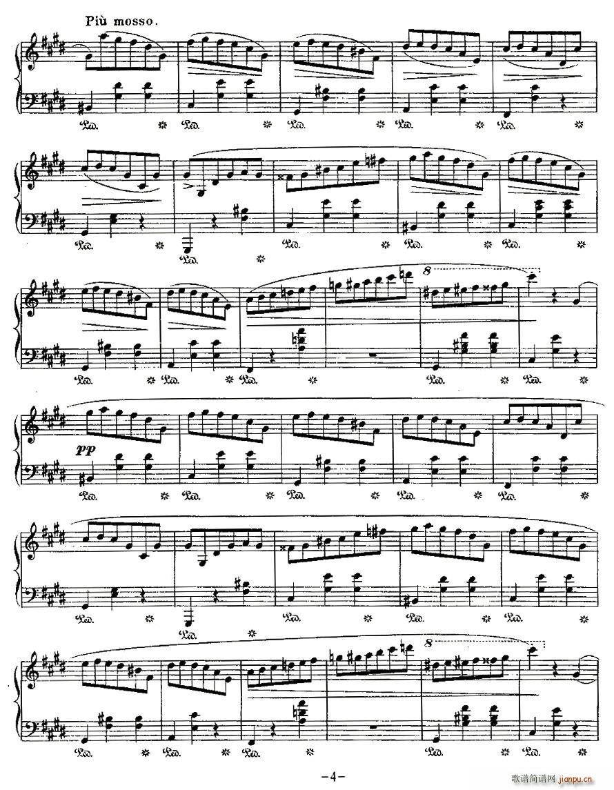 valse，Op.64, No.2 4