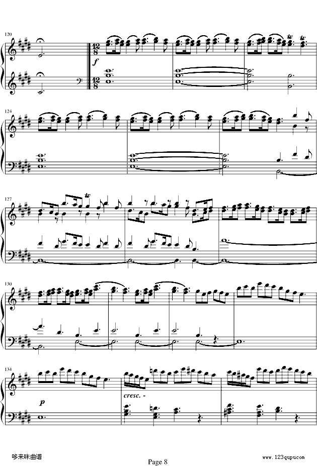 四季·春-维瓦尔第(钢琴谱)8
