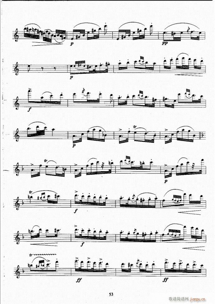 长笛考级教程21-60(笛箫谱)33