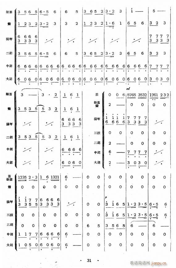 采茶燈〔彭修文改編〕(總譜)10