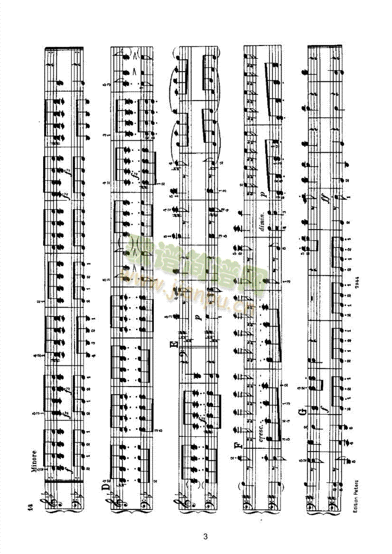 吉普賽回旋曲鍵盤(pán)類(lèi)鋼琴(鋼琴譜)3