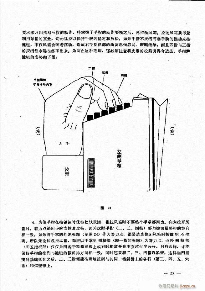 手风琴简易记谱法演奏教程 目录1 60(手风琴谱)34