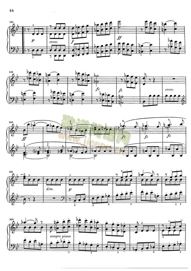 克莱门蒂g小调钢琴奏鸣曲17-23 2