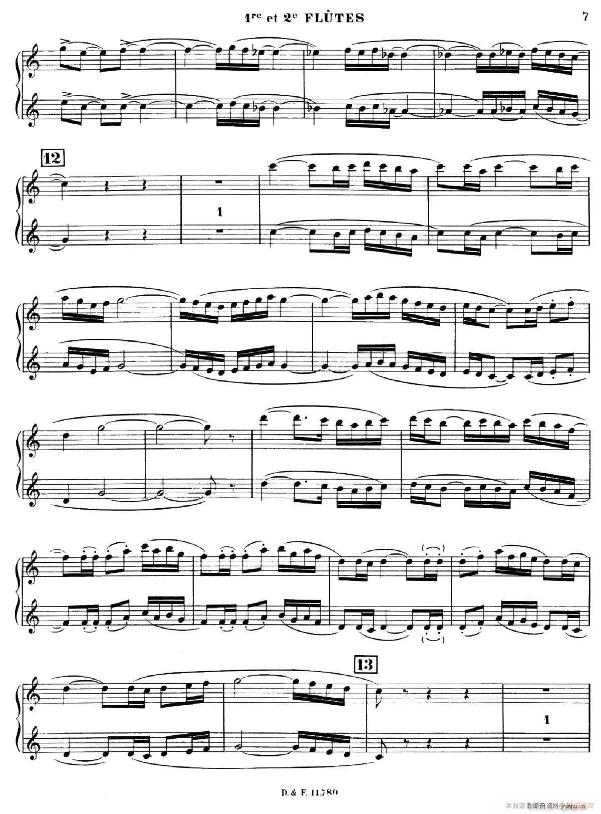 BOLERO 波莱罗 交响乐长笛(笛箫谱)7