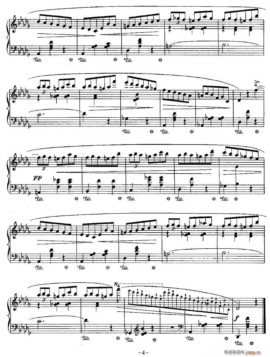 valse，Op.64, No.1 4