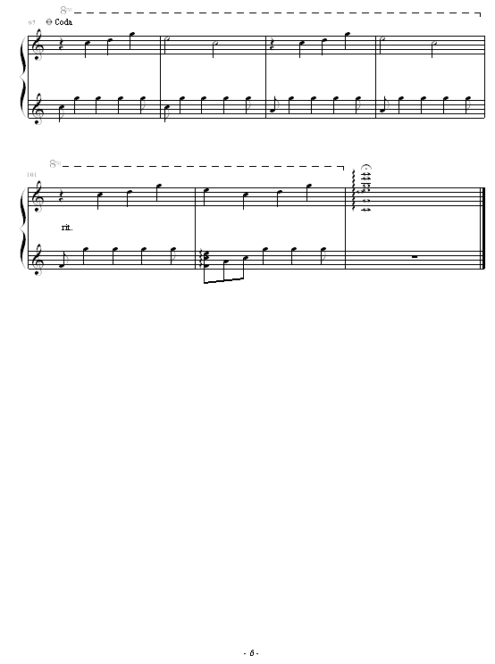 ASECRETGROVE(钢琴谱)6