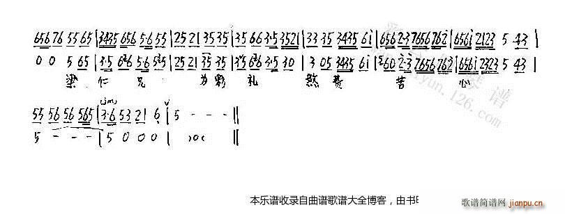 英台抗婚 京剧 戏谱 2