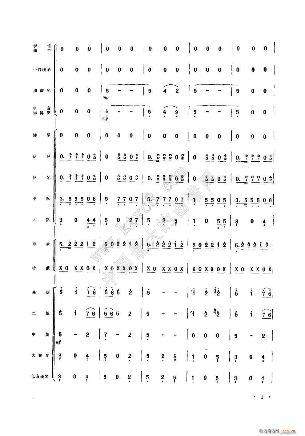 三十里鋪 器樂合奏(總譜)10