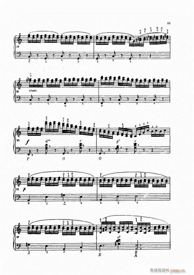车尔尼手风琴练习曲集 Ⅳ(手风琴谱)41