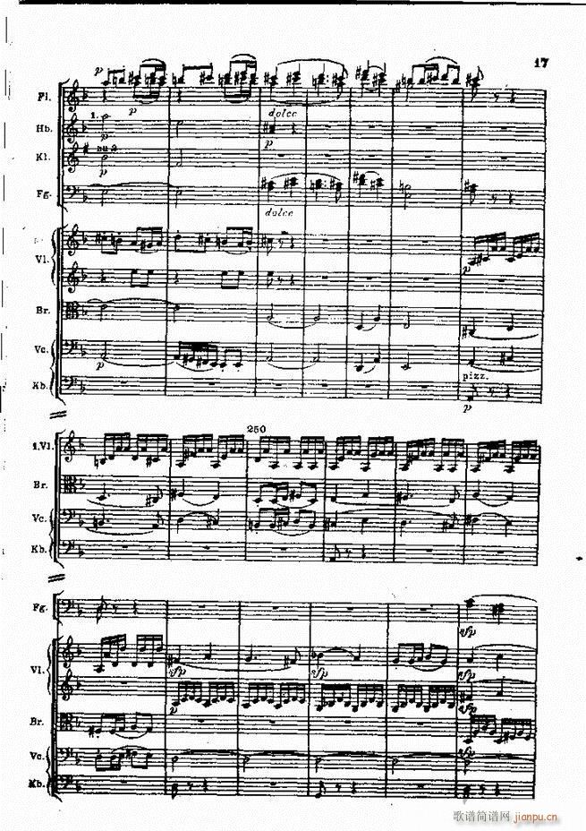 贝多芬 田园交响曲 全部 目录1 60(总谱)33