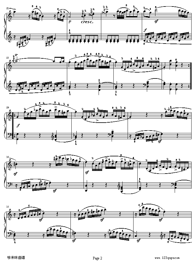 C大调第16钢琴奏鸣曲K.545第一乐章-莫扎特 2