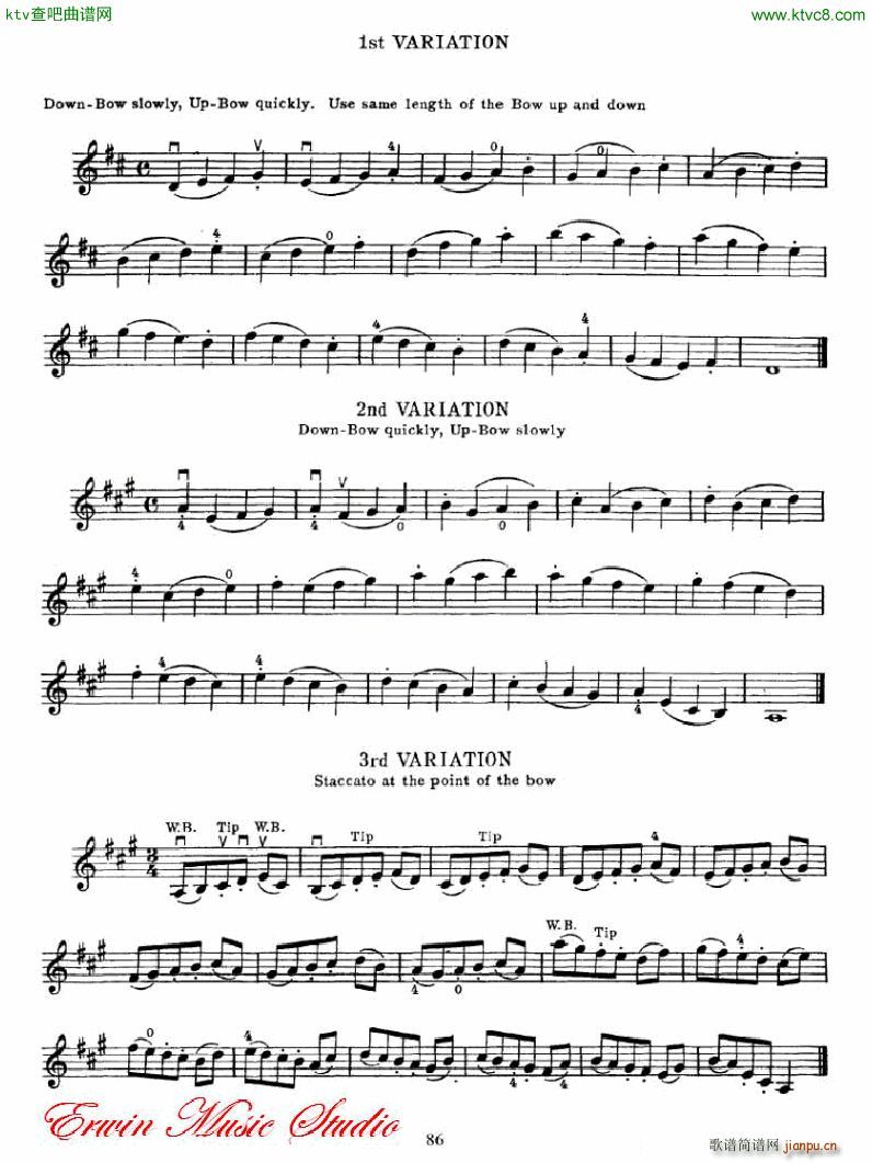 麦亚班克小提琴演奏法第一部份 初步演奏法6(小提琴谱)6