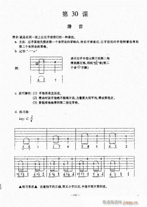 民谣吉他经典教程181-220(吉他谱)17