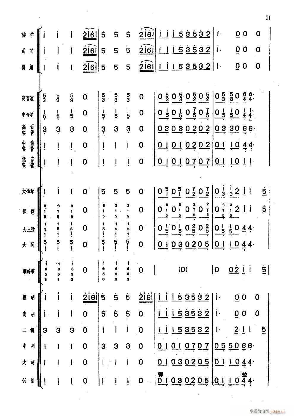 旱天雷 廣東音樂合奏曲(總譜)10