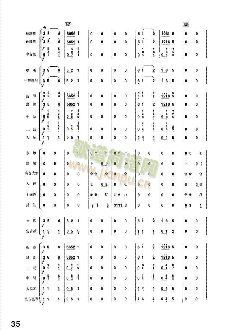 丰收锣鼓33-40(总谱)3