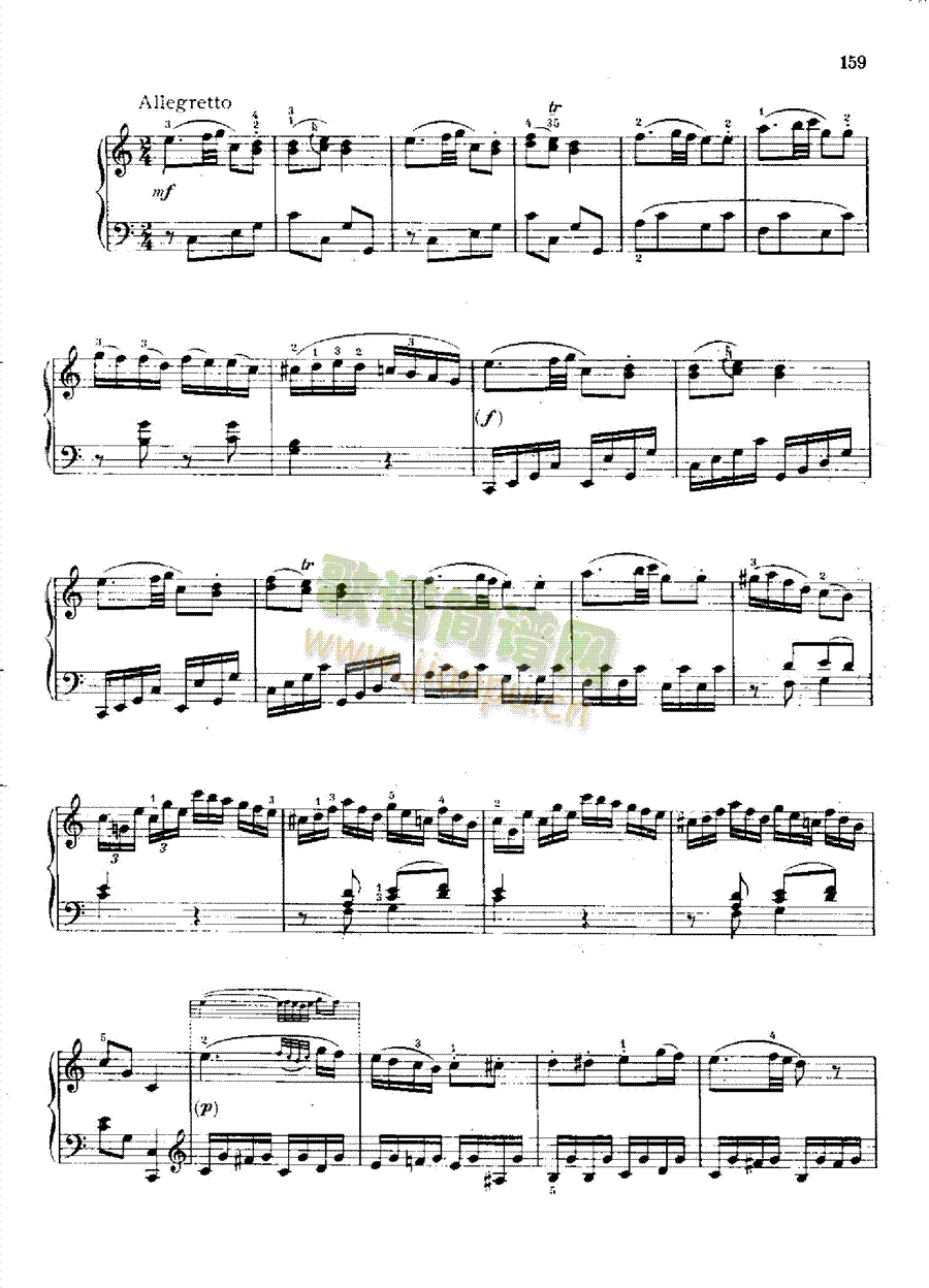 奏鸣曲Nr.330键盘类钢琴(钢琴谱)11