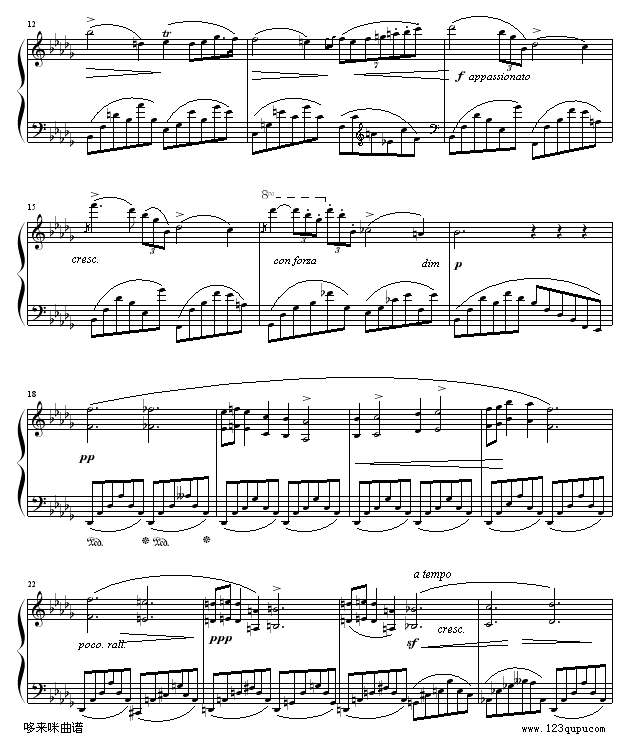 降b小調夜曲-肖邦 2