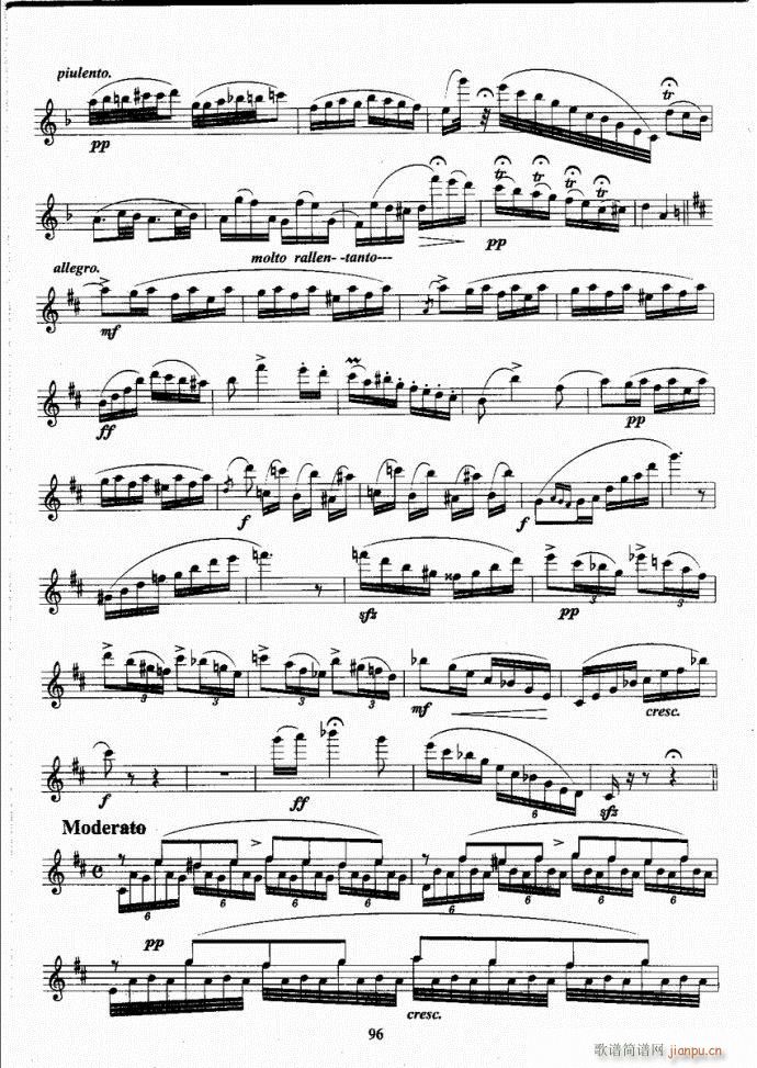 长笛考级教程61-100(笛箫谱)36