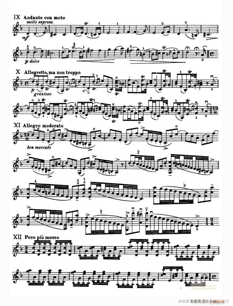 Sonata in D minor D小调奏鸣曲 La folia Op 1 No 12(小提琴谱)3