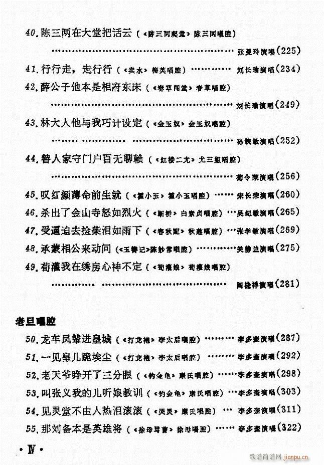 京剧著名唱腔选 下集 目录前言 1 60 4