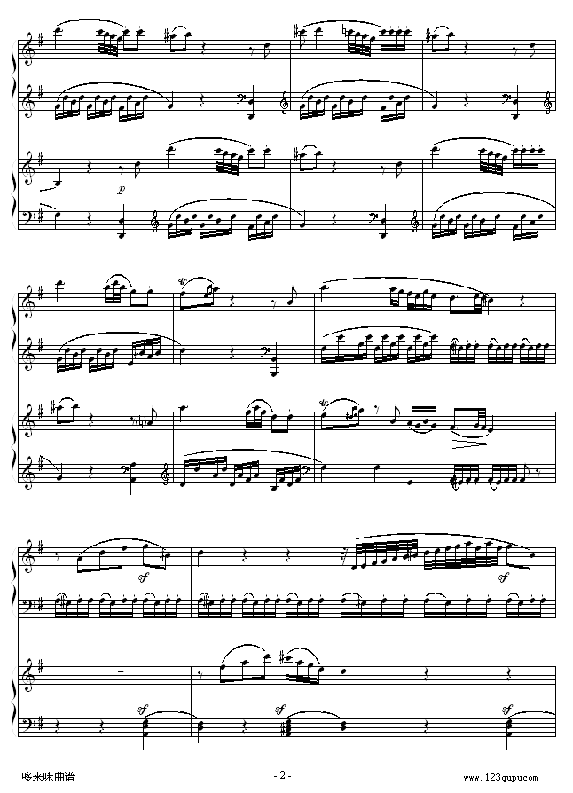 D大调双钢琴奏鸣曲第二乐章-莫扎特 2