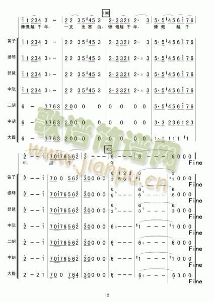 昭君出塞總譜(總譜)12